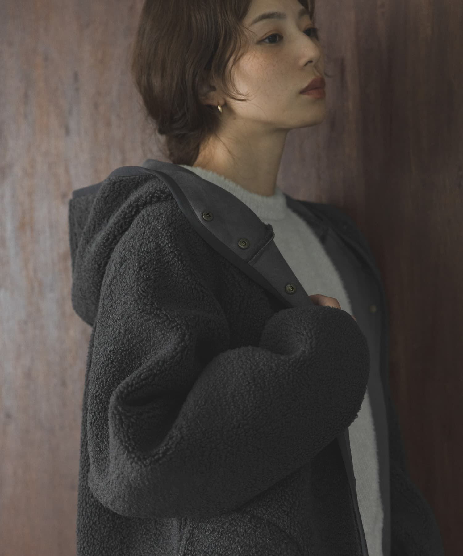 Sonny Label 「ムートンリバーシブルフーディーコート」|その他|