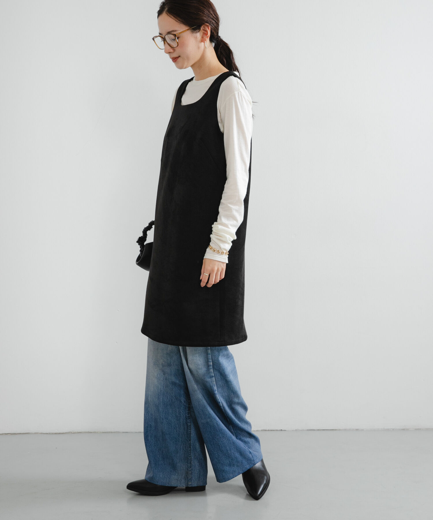 URBAN RESEARCH「スウェードライクミニワンピース」|ワンピース|