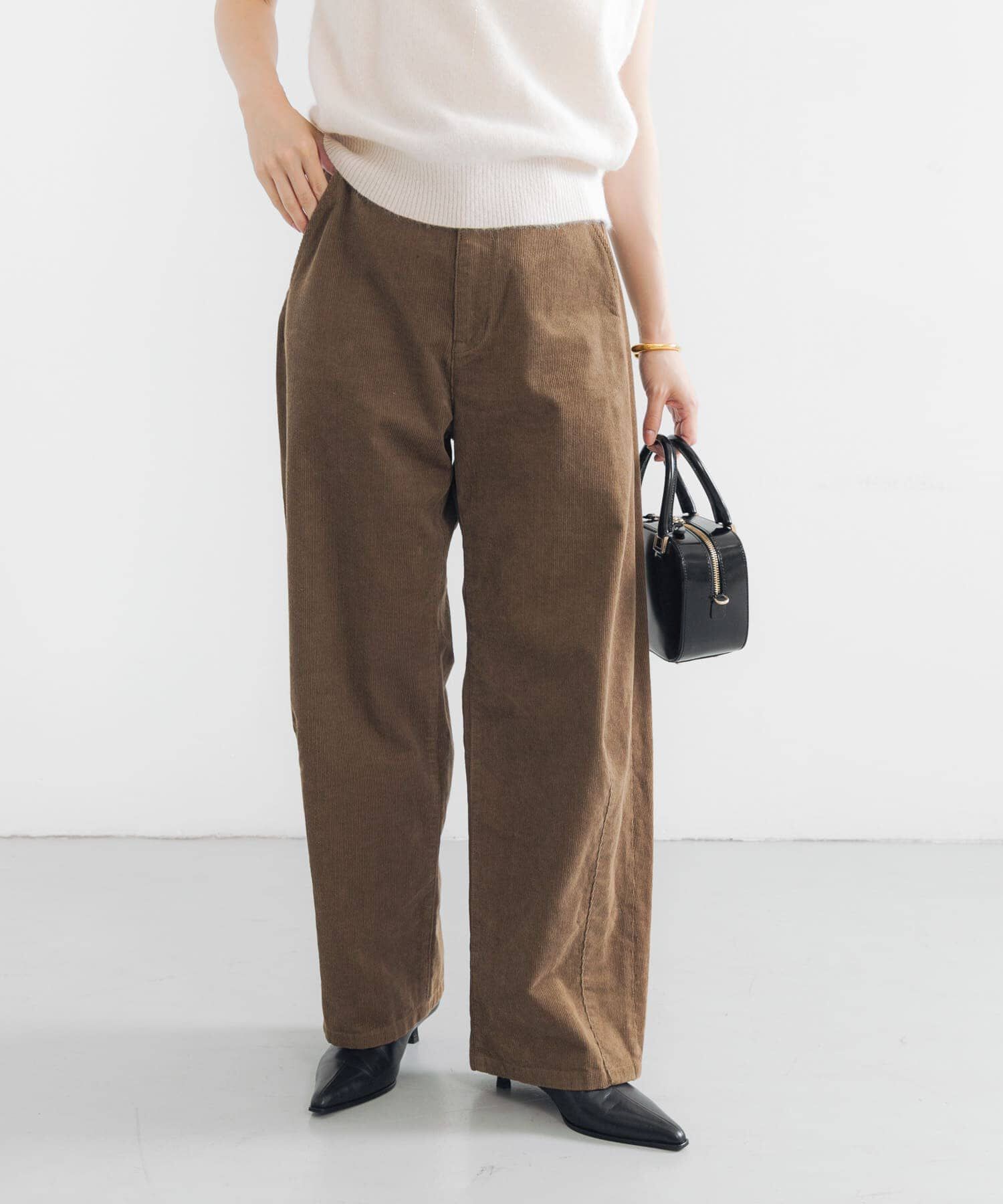 URBAN RESEARCH「コーデュロイカーブパンツ」|その他|グリーン系その他