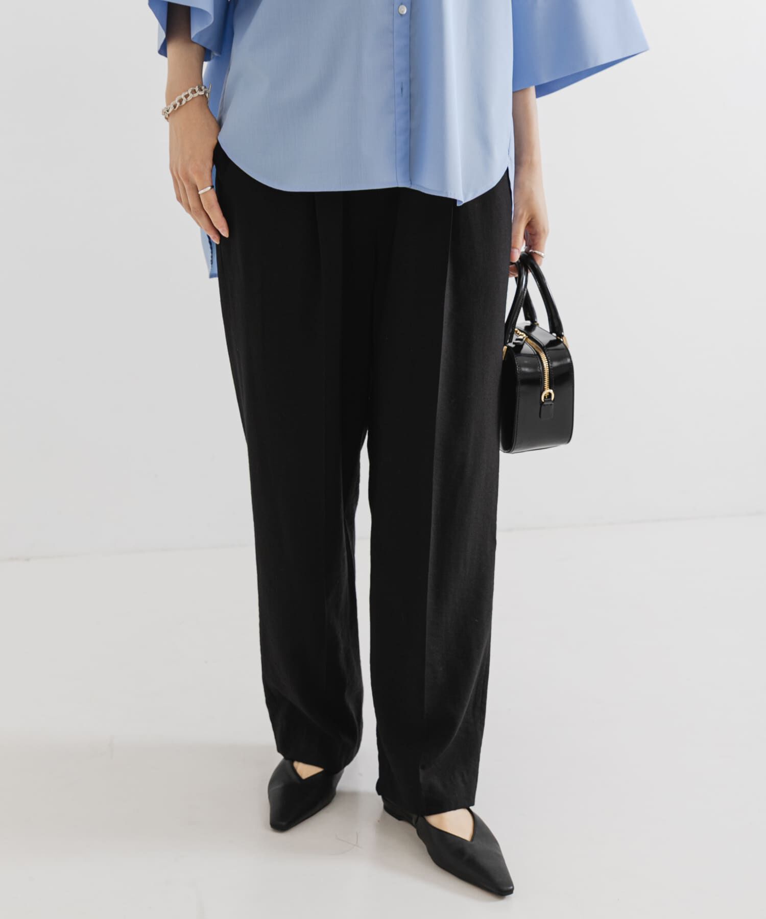 URBAN RESEARCH「『34サイズ/低身長向けも展開』 ポプリンイージーテーパードパンツ」|その他|