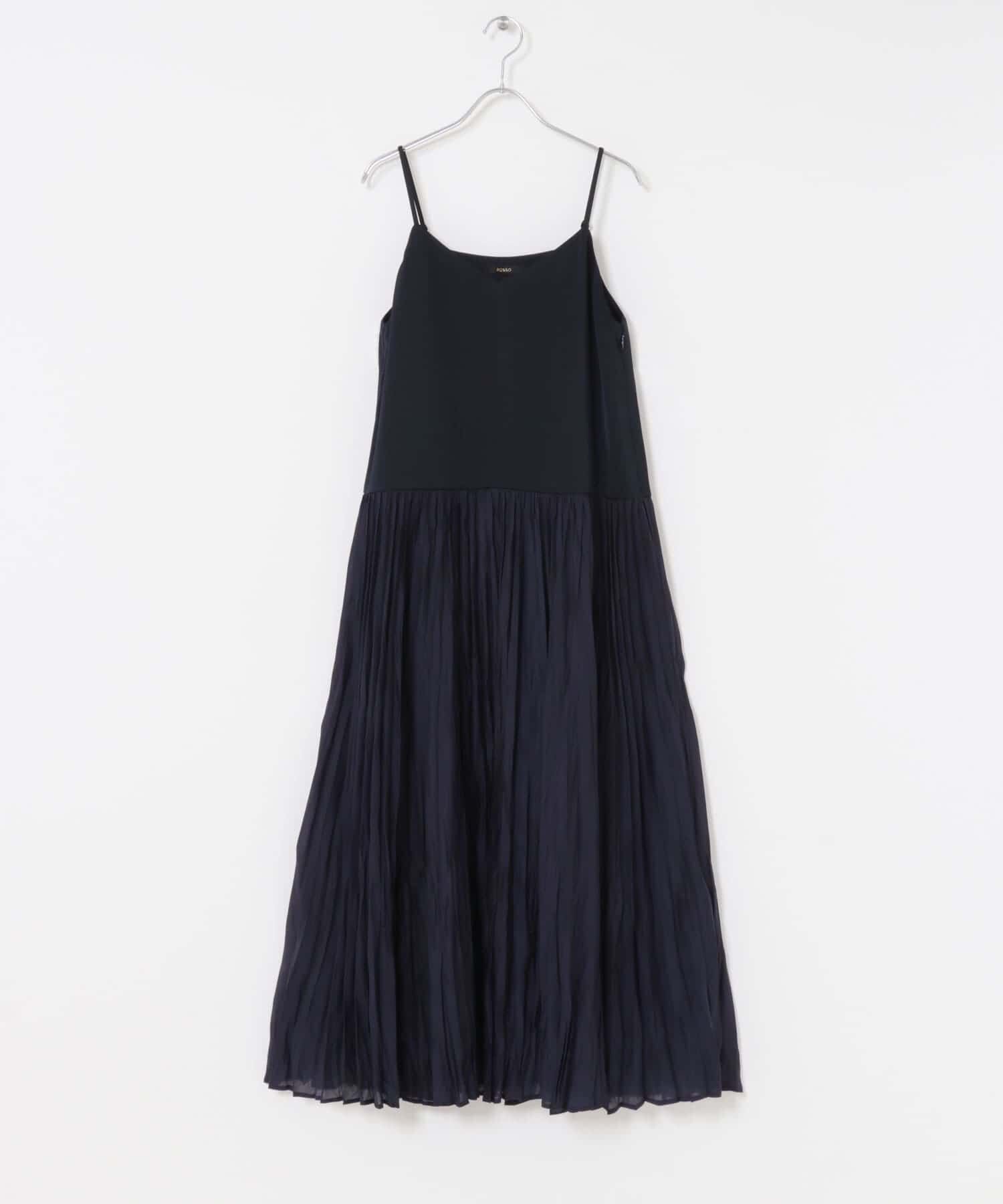 URBAN RESEARCH ROSSO「プリーツドッキング2WAYキャミワンピース」|ワンピース|