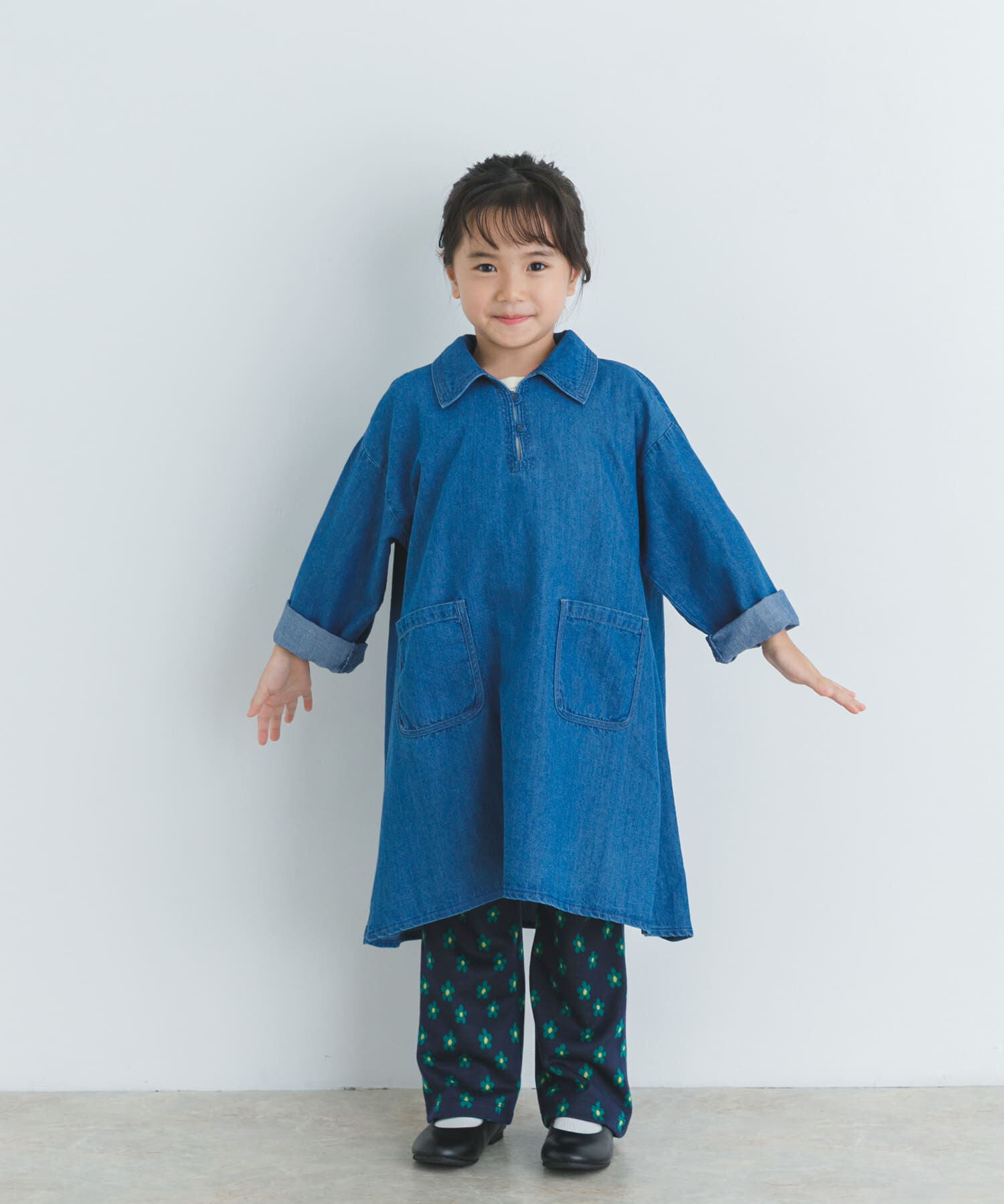URBAN RESEARCH DOORS「デニムミニワンピース(KIDS)」|ワンピース|