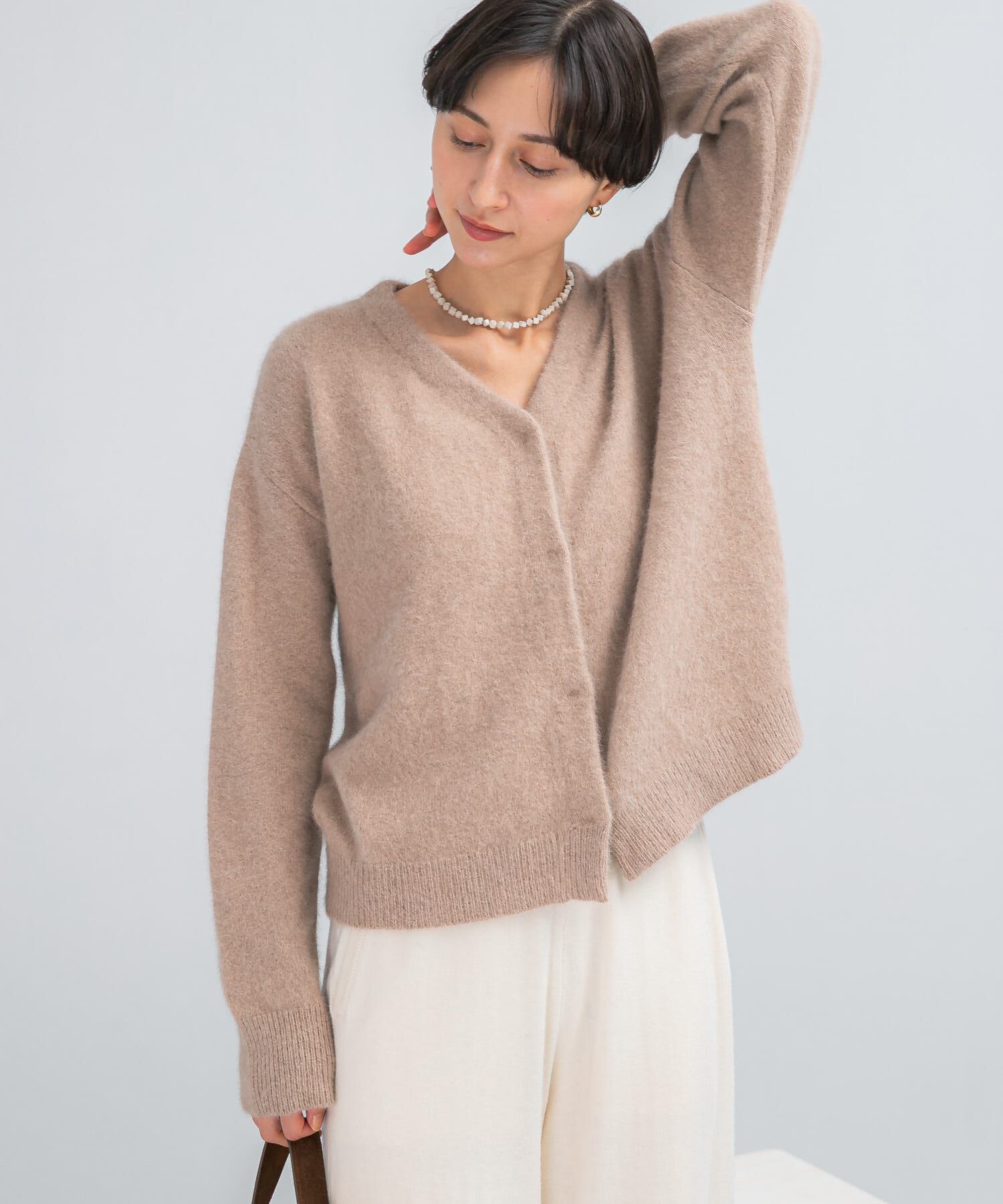 URBAN RESEARCH ROSSO「エアリーニット2WAYカーディガン」|カーディガン|