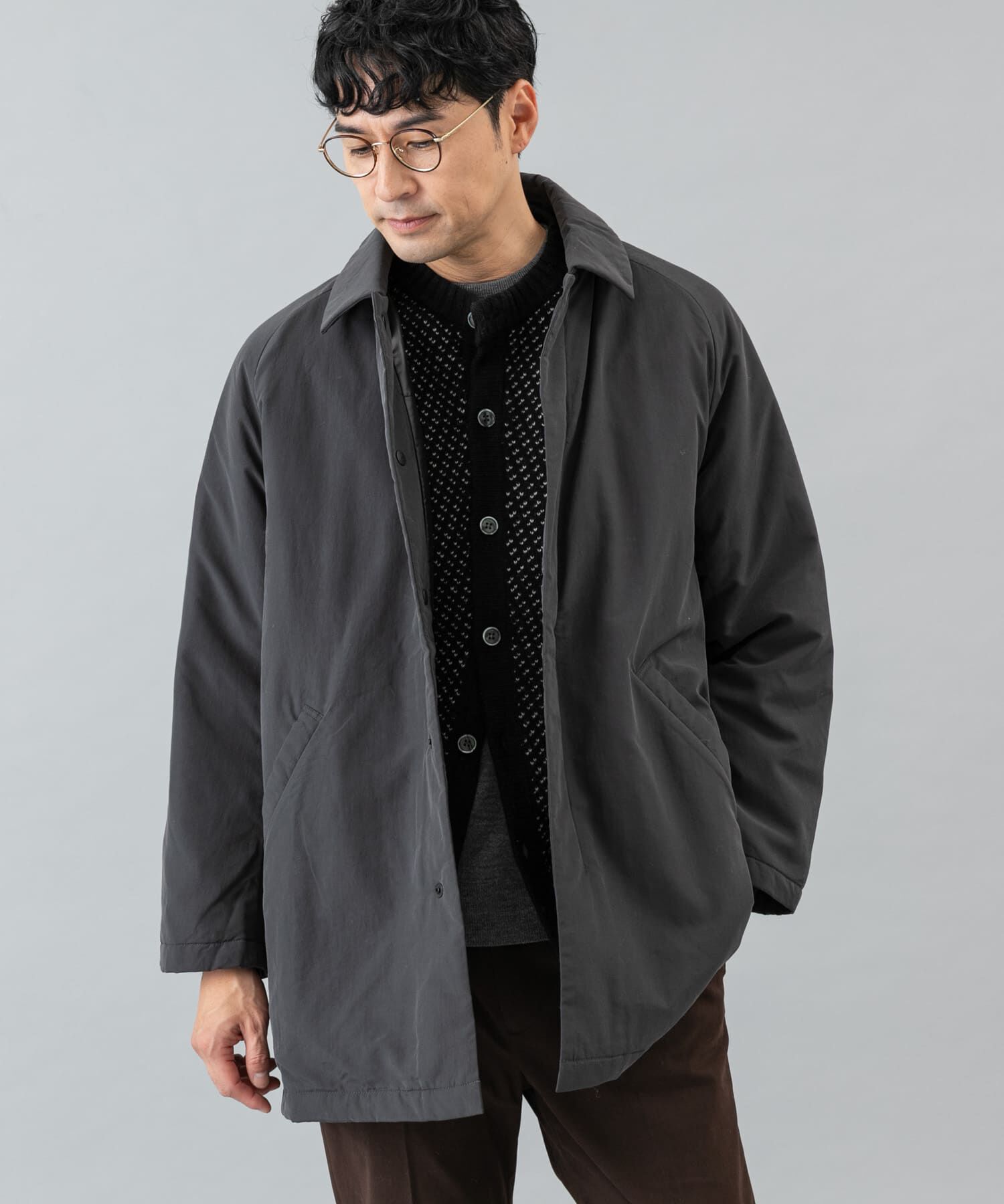 URBAN RESEARCH ROSSO「『XLサイズあり』NOUVELLE中綿ステンカラーコート」|ステンカラーコート|