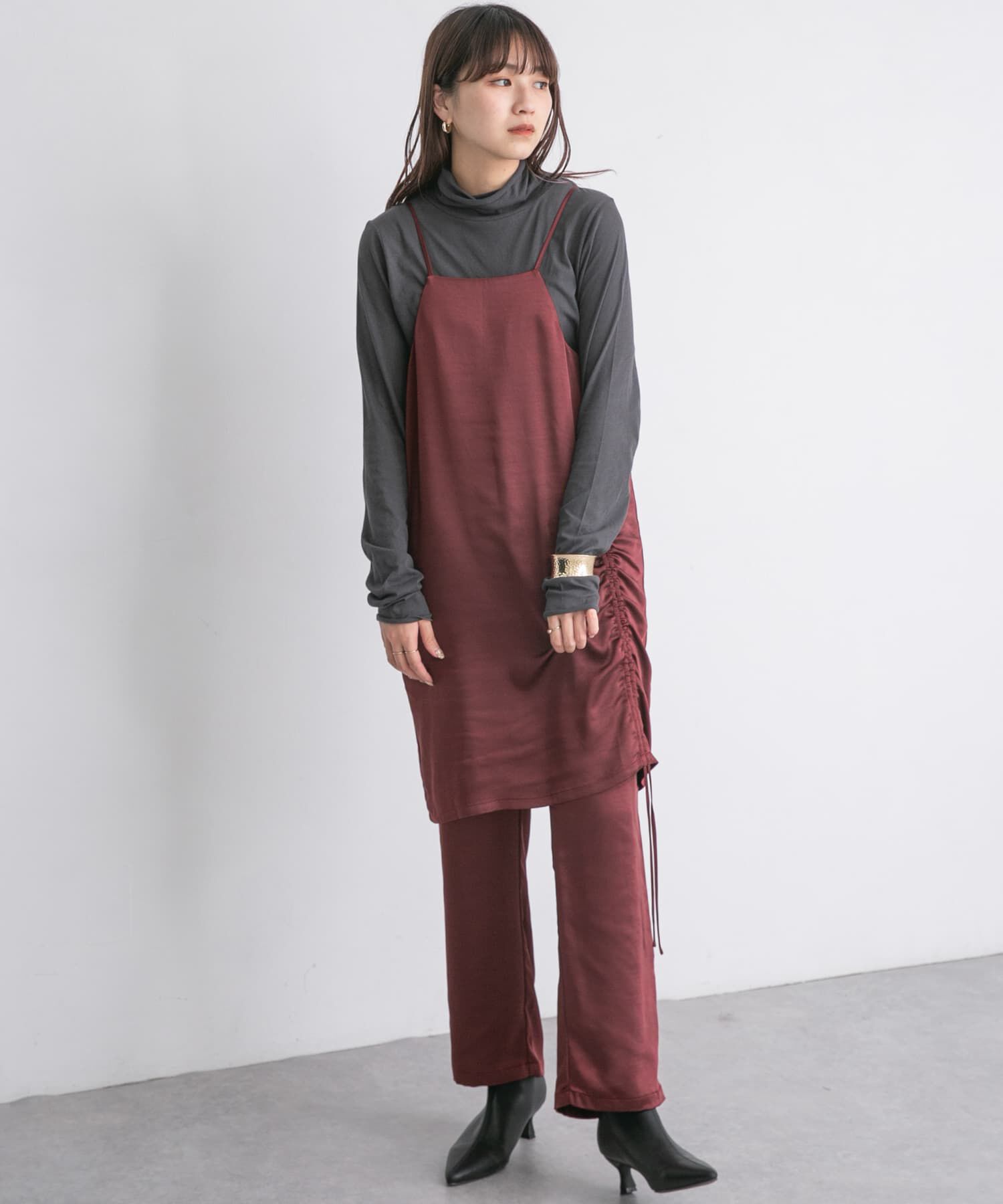  「セットアップキャミワンピース」|ワンピース|