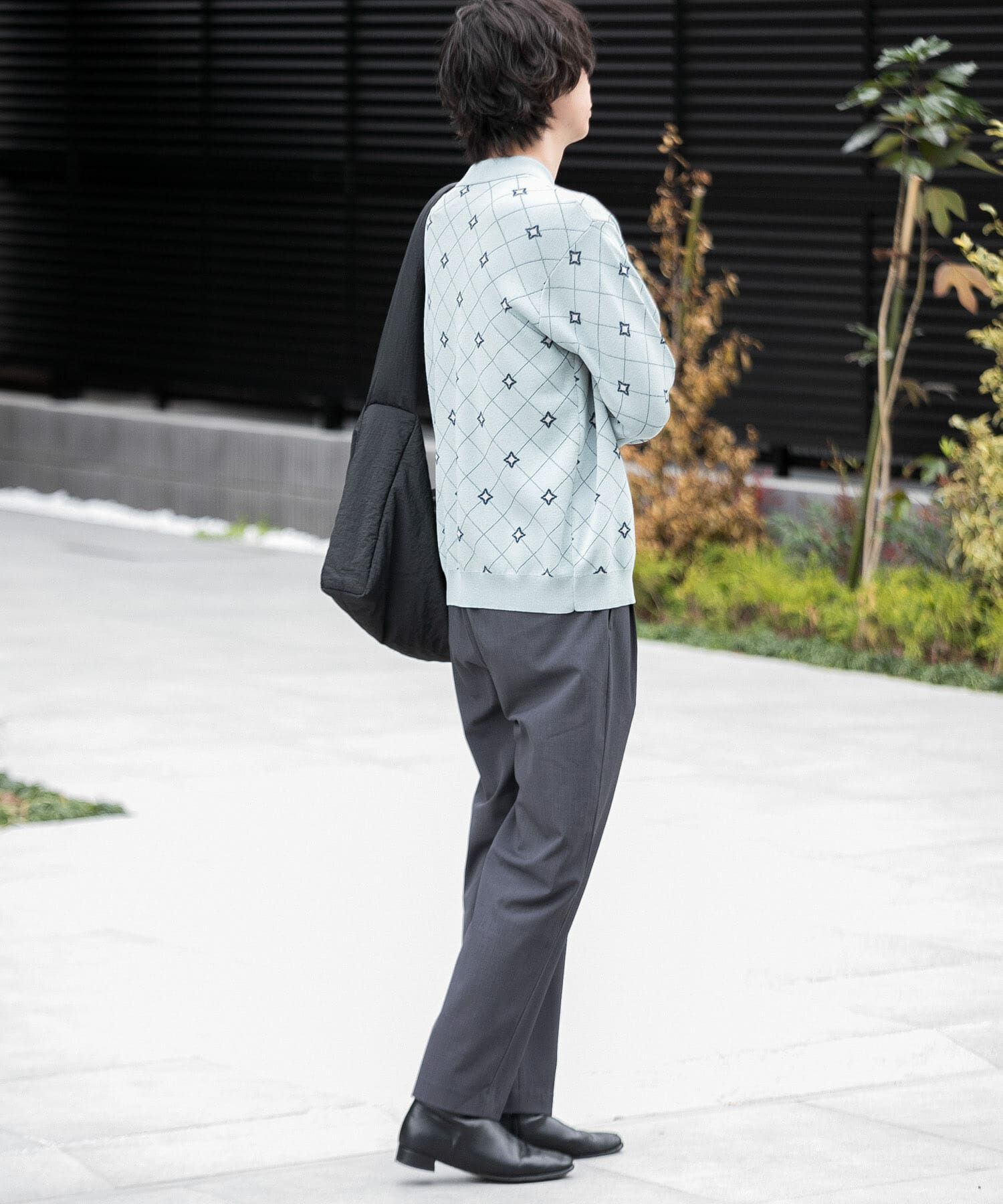 SENSE OF PLACE by URBAN RESEARCH「フラワージャガードニットポロ」|ニット・セーター|