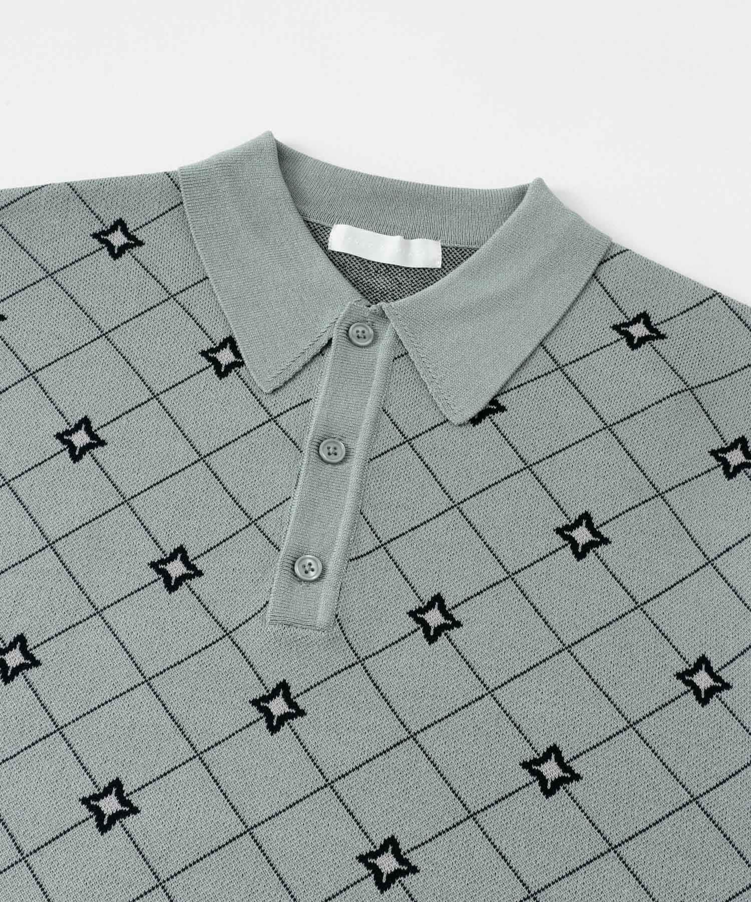 SENSE OF PLACE by URBAN RESEARCH「フラワージャガードニットポロ」|ニット・セーター|