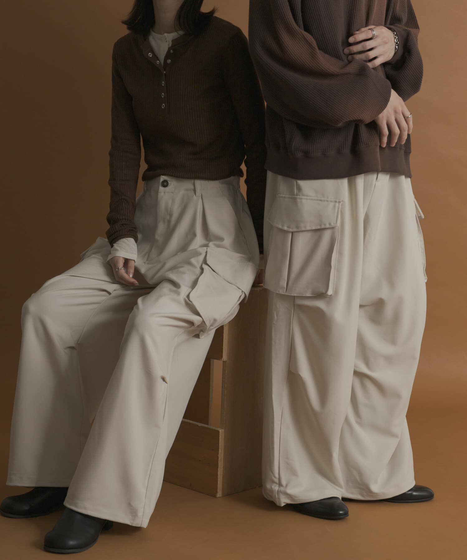 SENSE OF PLACE by URBAN RESEARCH「『ユニセックス』ワイドカーゴパンツ」|その他|