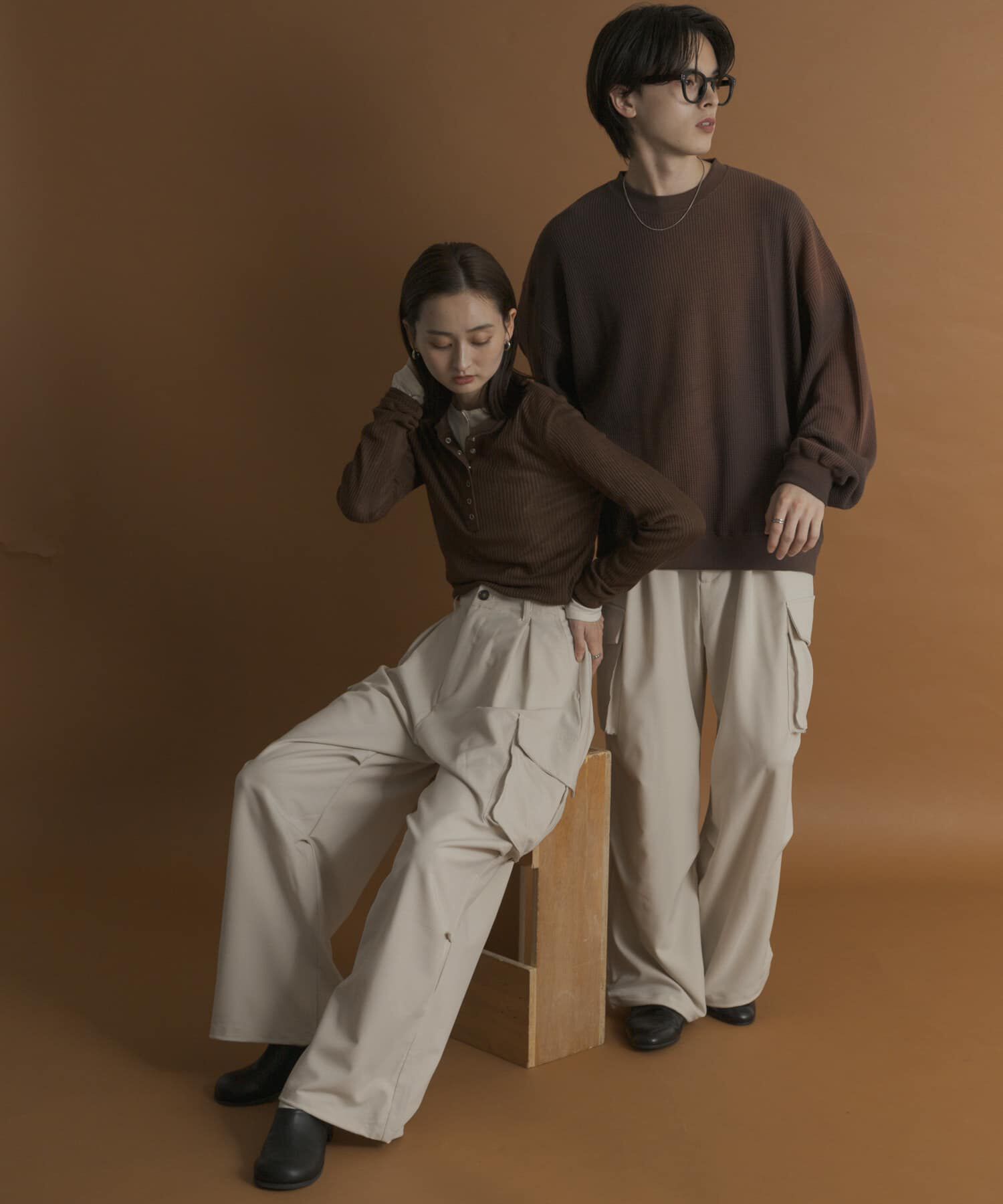 SENSE OF PLACE by URBAN RESEARCH「『ユニセックス』ワイドカーゴパンツ」|その他|