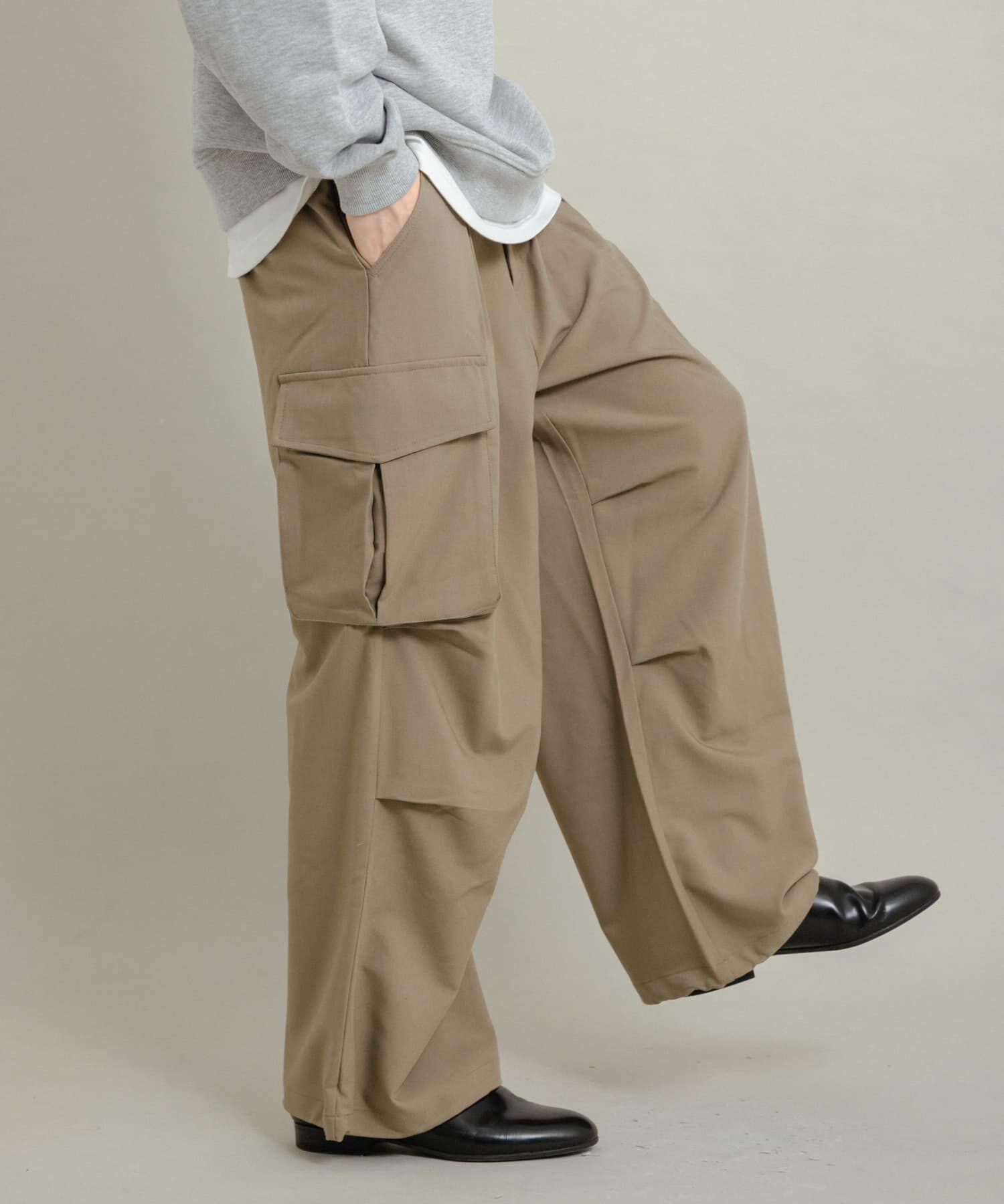 SENSE OF PLACE by URBAN RESEARCH「『ユニセックス』ワイドカーゴパンツ」|その他|