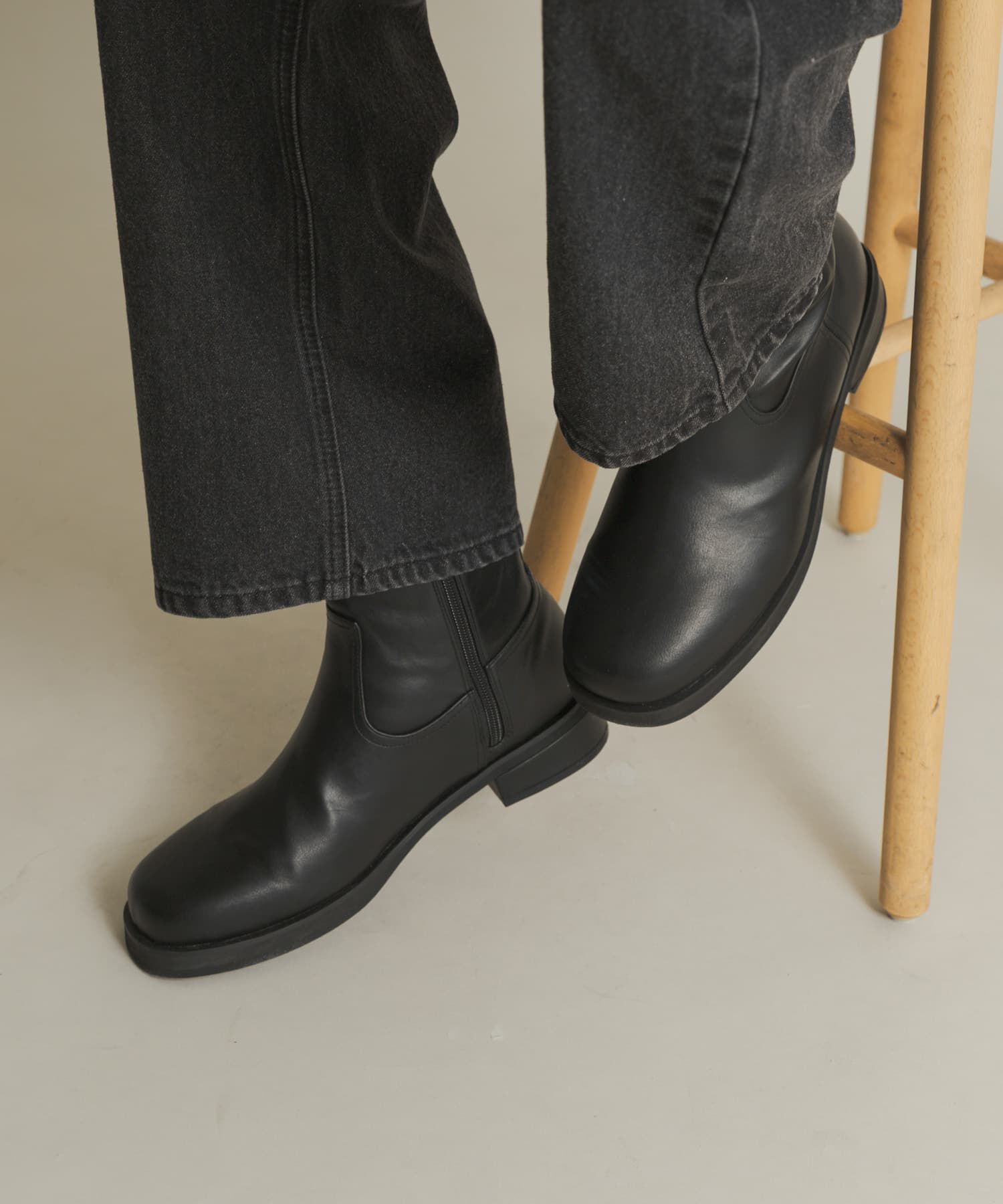 SENSE OF PLACE by URBAN RESEARCH「ラウンドトゥサイドジップブーツ」|ショートブーツ|
