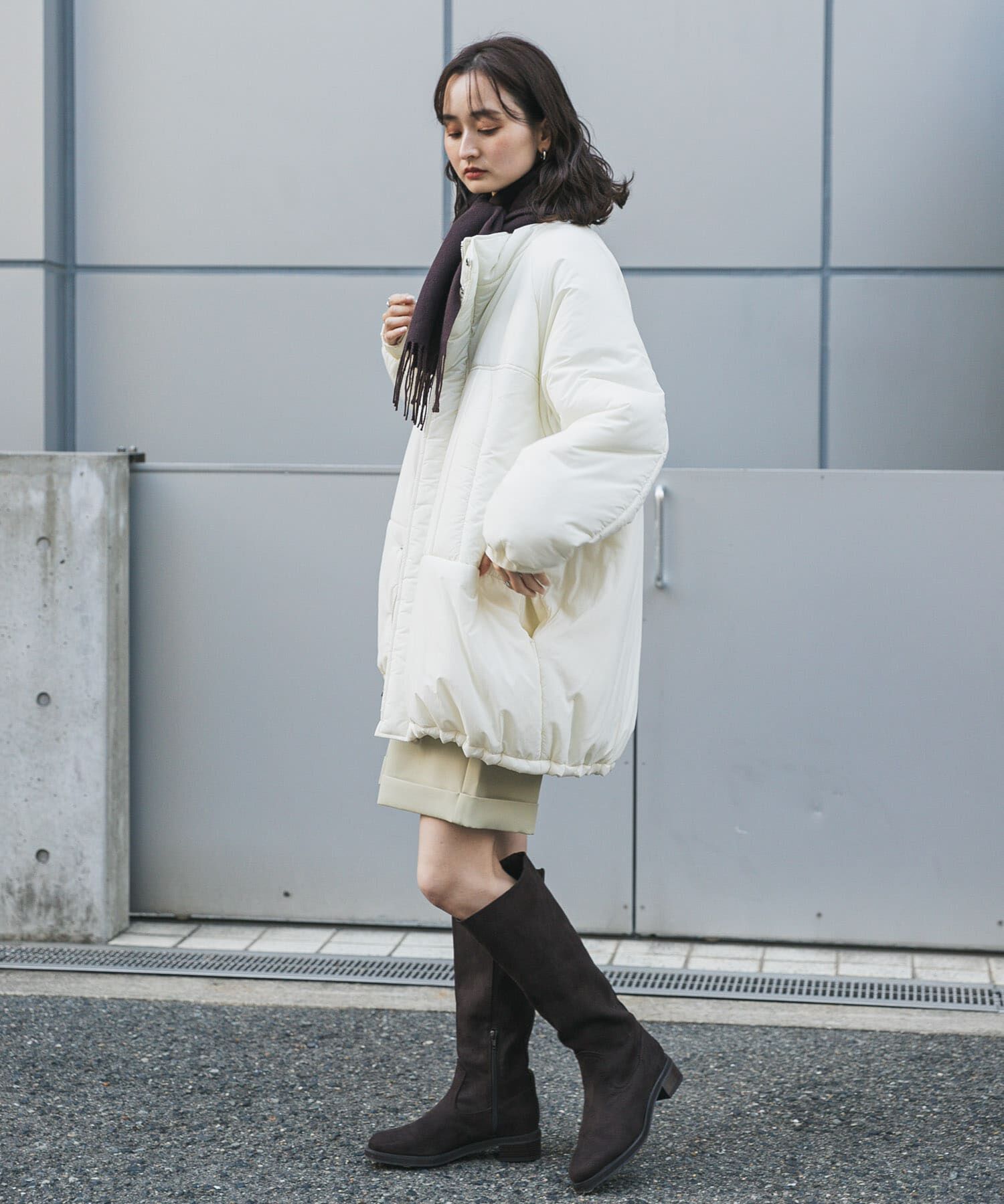 SENSE OF PLACE by URBAN RESEARCH「フリンジストール」|マフラー|