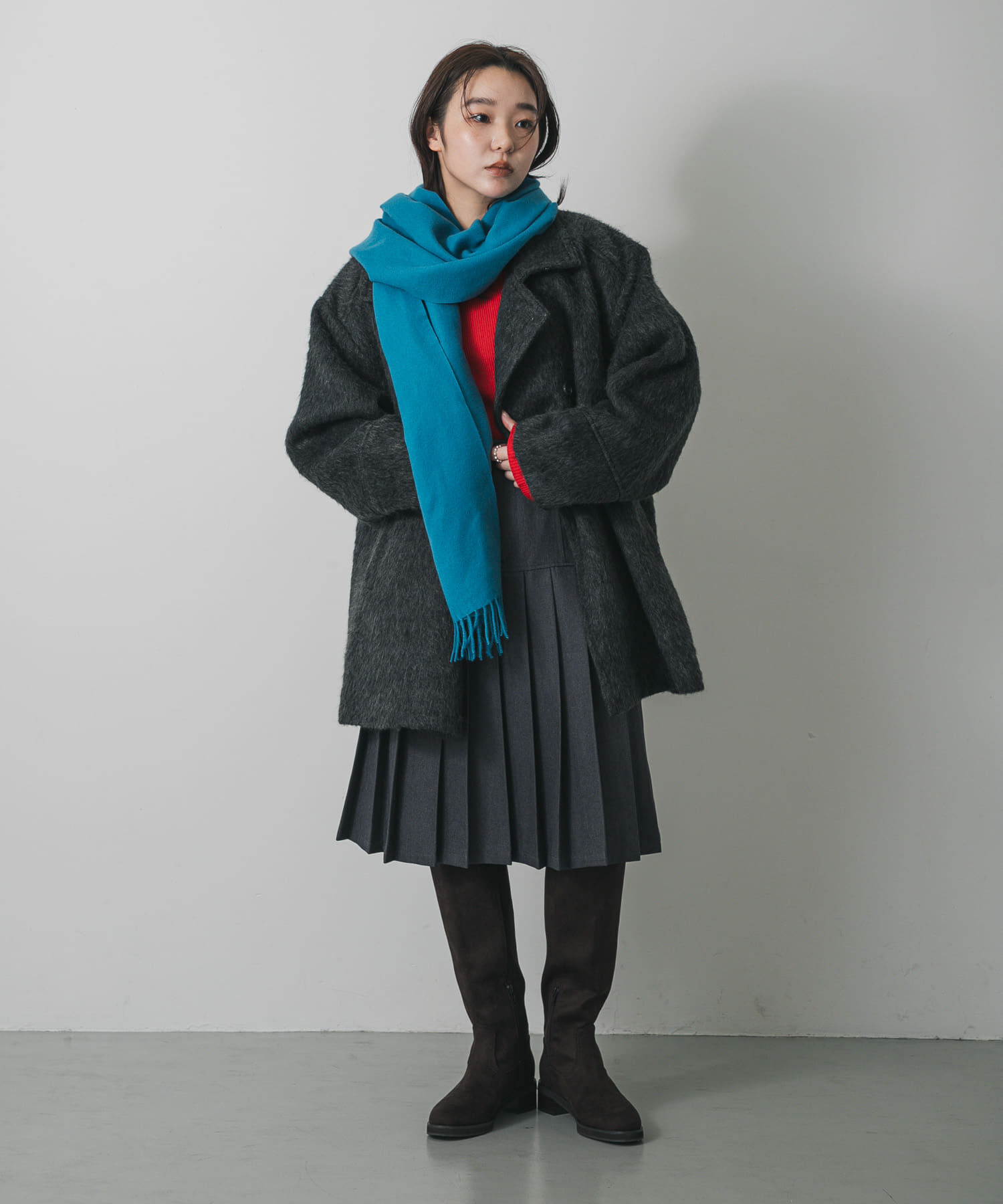 SENSE OF PLACE by URBAN RESEARCH「フリンジストール」|マフラー|