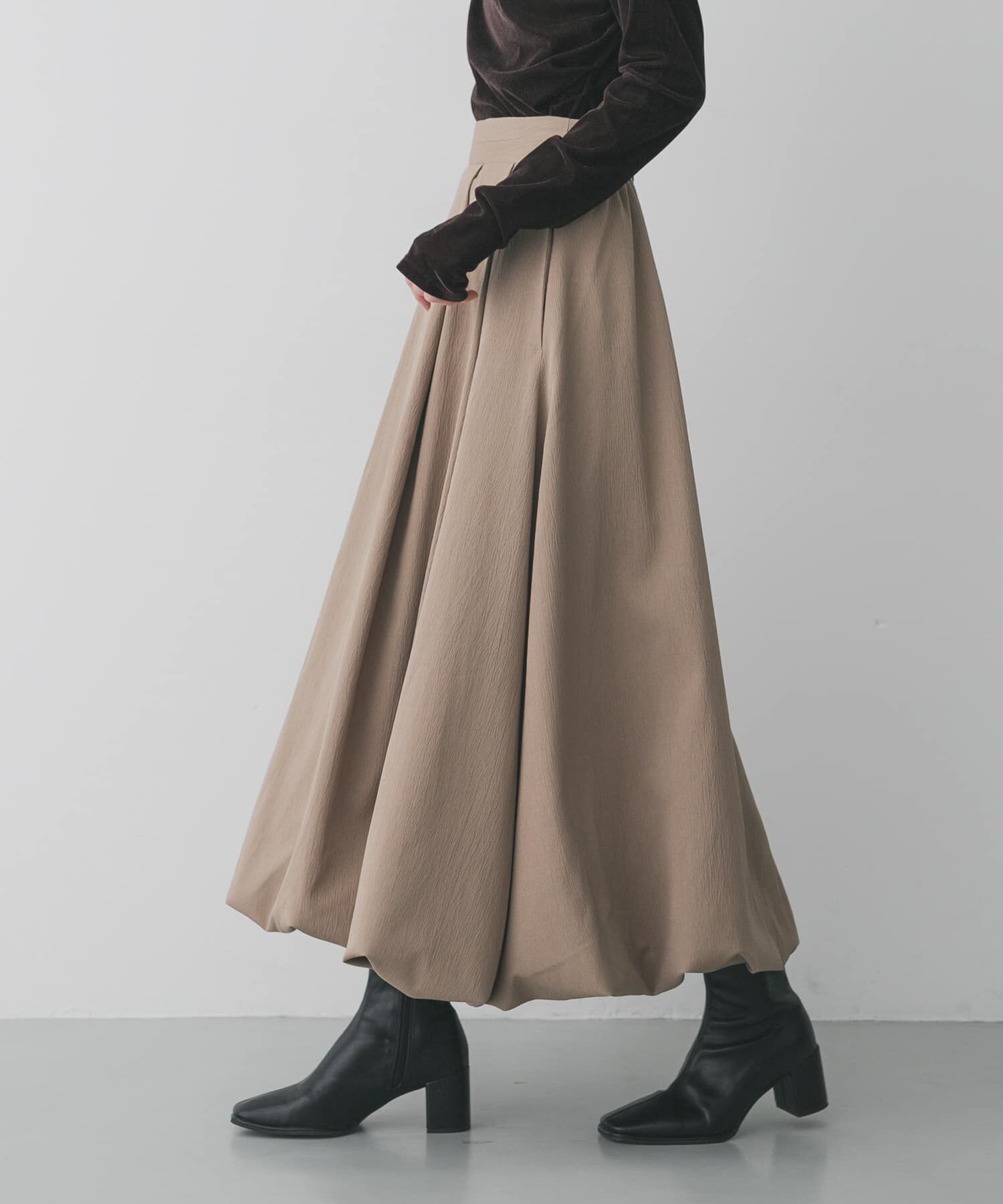 SENSE OF PLACE by URBAN RESEARCH「バルーンスカート」|スカート|ベージュ