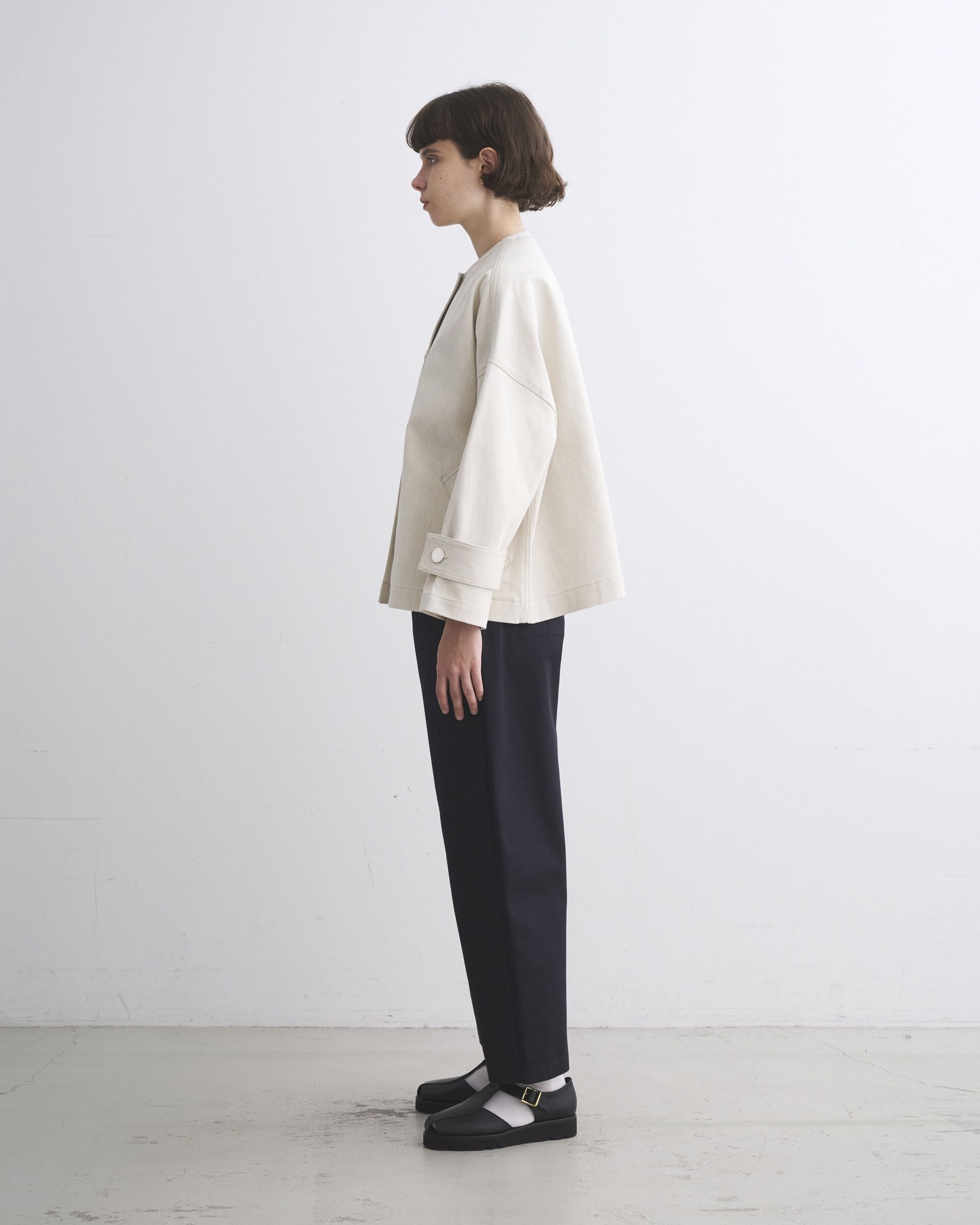 Traditional Weatherwear「MALTON NO COLLAR SHORT DENIM」|その他|