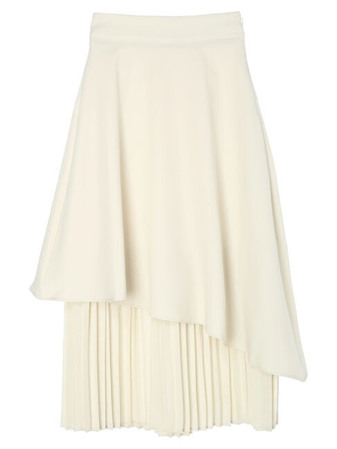 earth music&ecology「プリーツドッキングスカート」|スカート|