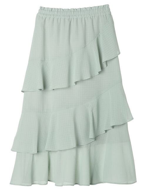 earth music&ecology「アシメラッフル段々スカート」|スカート|