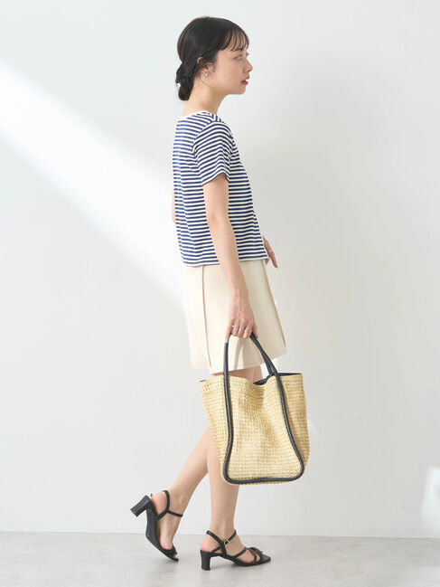 earth music&ecology「SET2点ボーダーカーディガン+キャミ」|カーディガン|