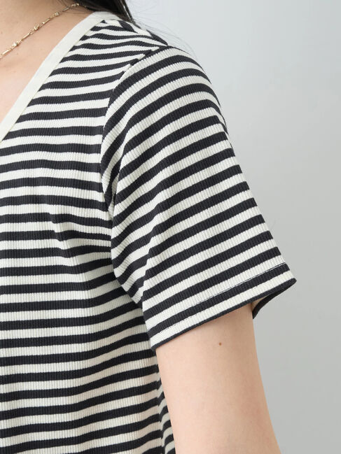 earth music&ecology「SET2点ボーダーカーディガン+キャミ」|カーディガン|