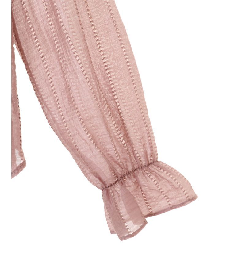 earth music&ecology「キャンディースリーブシアーブラウス」|シャツ・ブラウス|