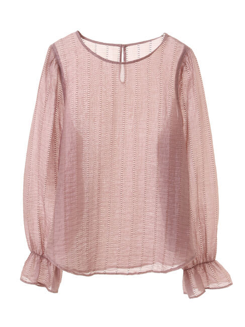 earth music&ecology「キャンディースリーブシアーブラウス」|シャツ・ブラウス|