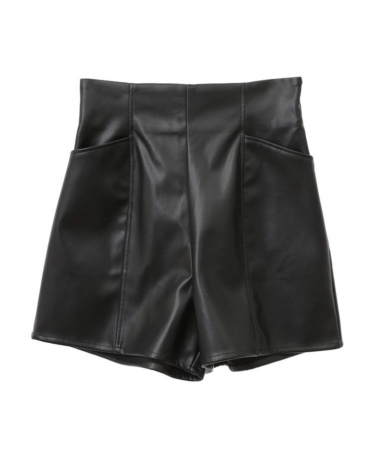 earth music&ecology「シンセティックレザーショートパンツ」|その他|