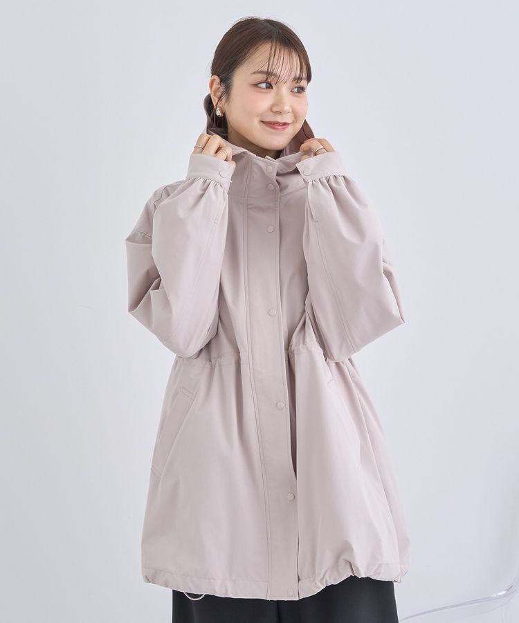 earth music&ecology「ドロストミドル丈パーカー」|ブルゾン・スタジャン|