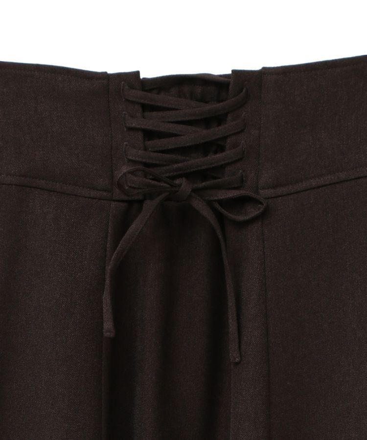 earth music&ecology「バックレースアップスカート」|フレア|