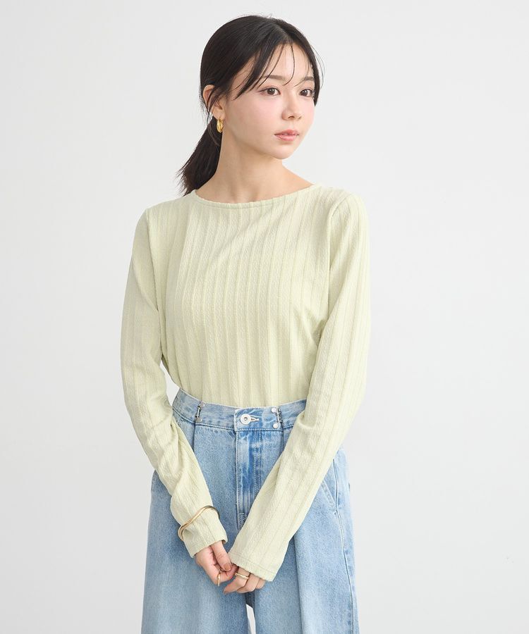 earth music&ecology「ぽこぽこプルオーバー」|Tシャツ・カットソー|