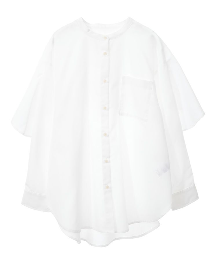 earth music&ecology「アンブレラヨークケープブラウス」|シャツ・ブラウス|