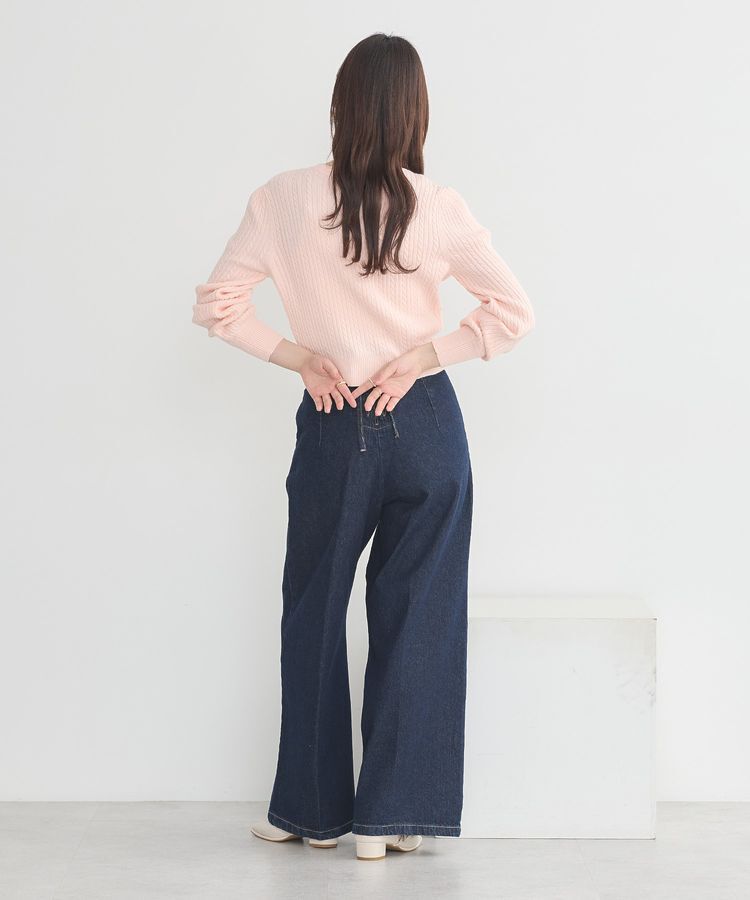 earth music&ecology「ミニケーブルコンパクトカーディガン」|カーディガン|