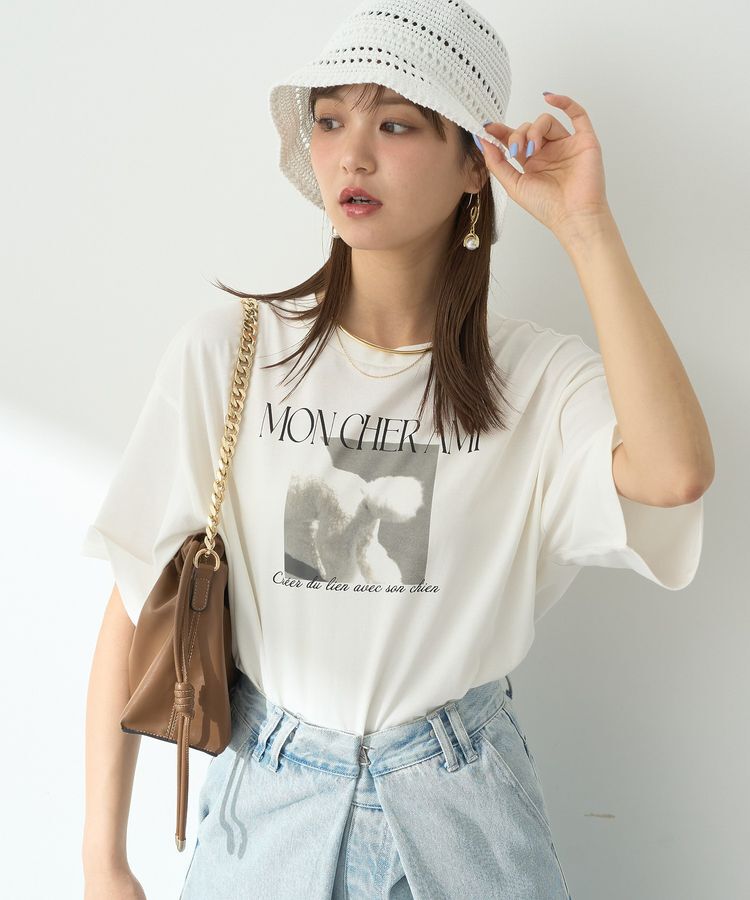 earth music&ecology「PhotoショートT」|Tシャツ・カットソー|Off White