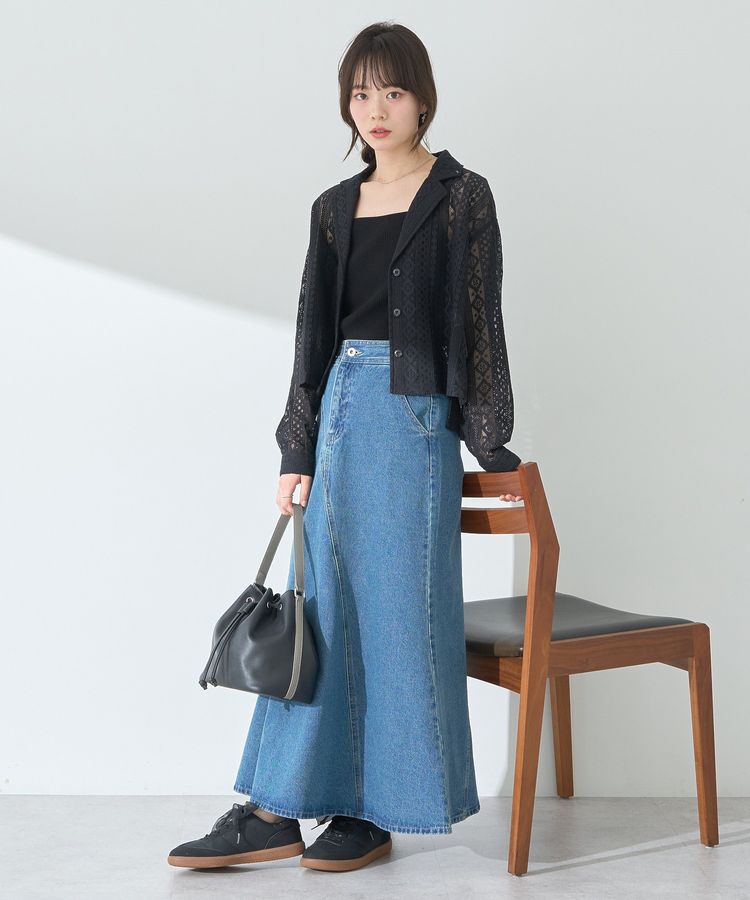 earth music&ecology「レイヤードニットタンクトップ」|キャミソール|