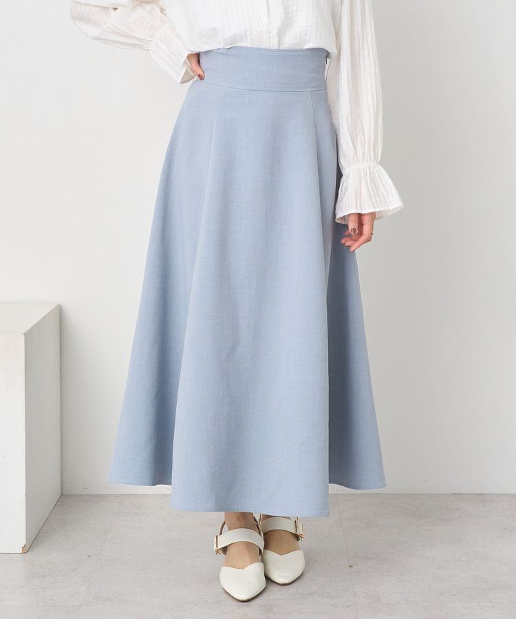 earth music&ecology「バックレースアップスカート」|フレア|