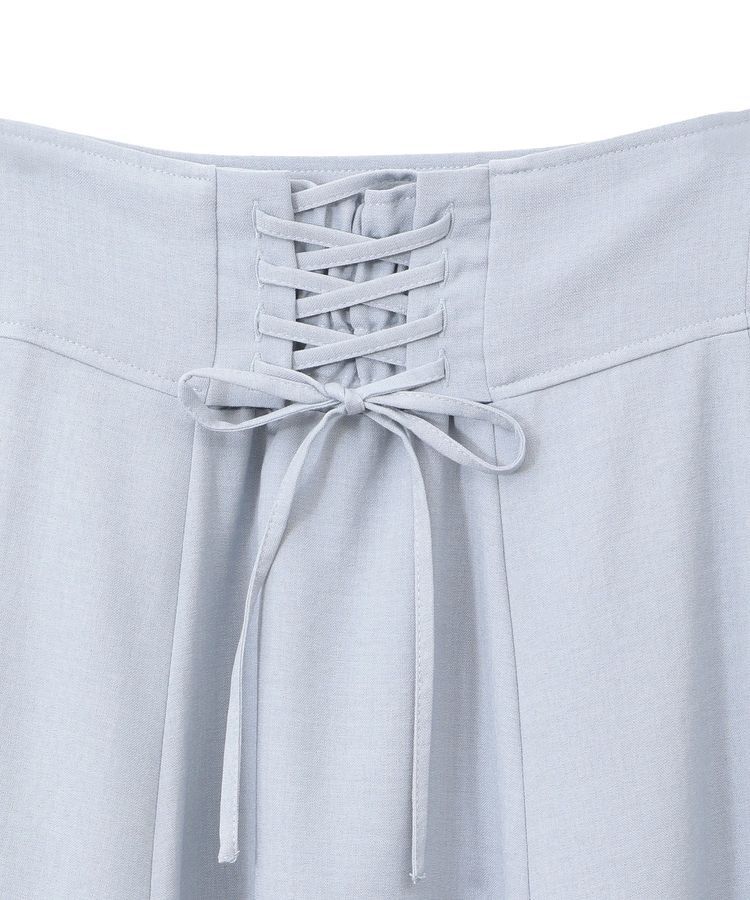 earth music&ecology「バックレースアップスカート」|フレア|