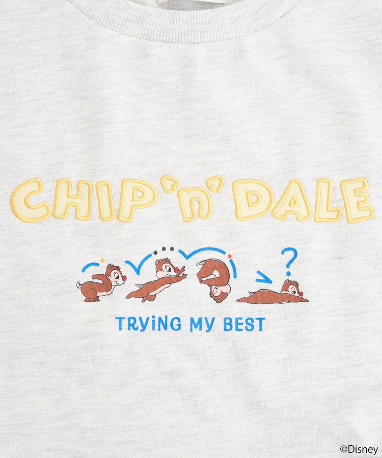 earth music&ecology「チップ&デール/フリル裏毛プルオーバー」|Tシャツ・カットソー|