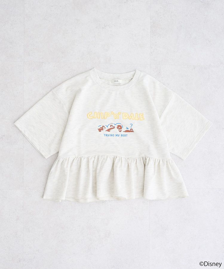 earth music&ecology「チップ&デール/フリル裏毛プルオーバー」|Tシャツ・カットソー|