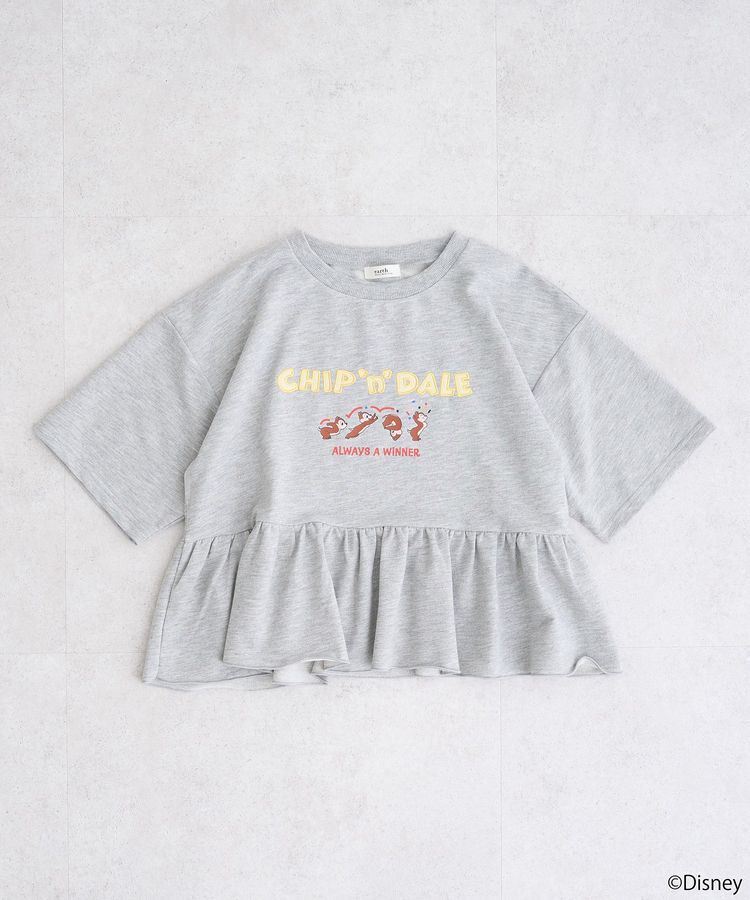 earth music&ecology「チップ&デール/フリル裏毛プルオーバー」|Tシャツ・カットソー|