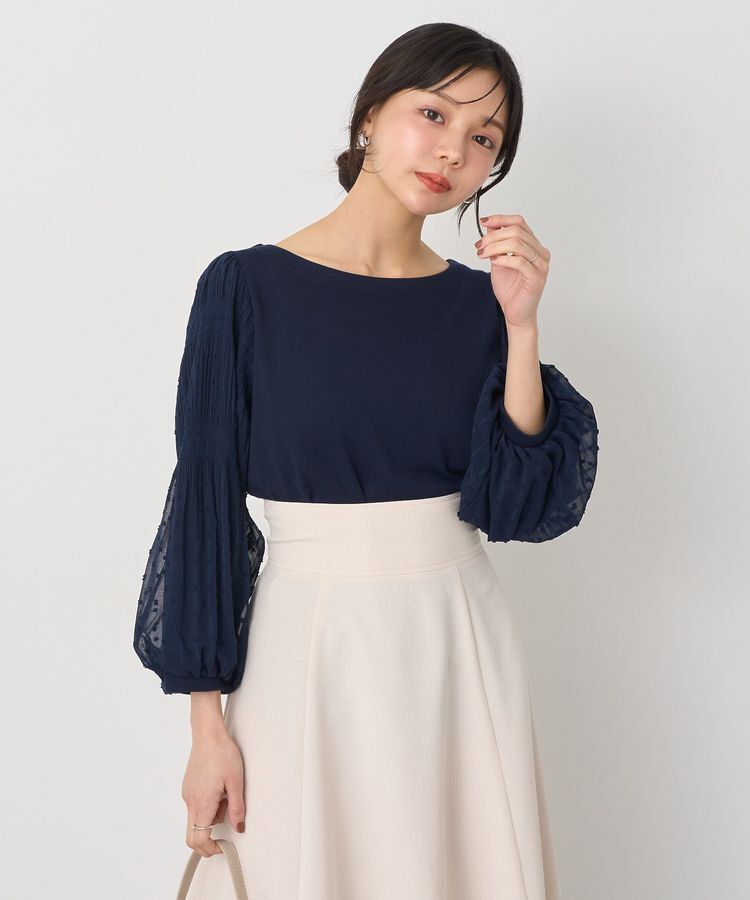 earth music&ecology「マジョリカプリーツプルオーバー」|Tシャツ・カットソー|