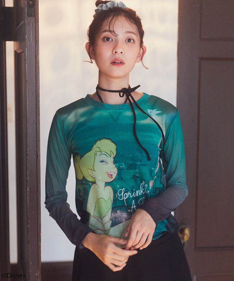 earth music&ecology「Tinker Bell/グラフィックシアープルオーバー」|Tシャツ・カットソー|
