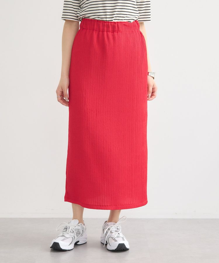 earth music&ecology「選べる丈カットナロースカート」|タイト|