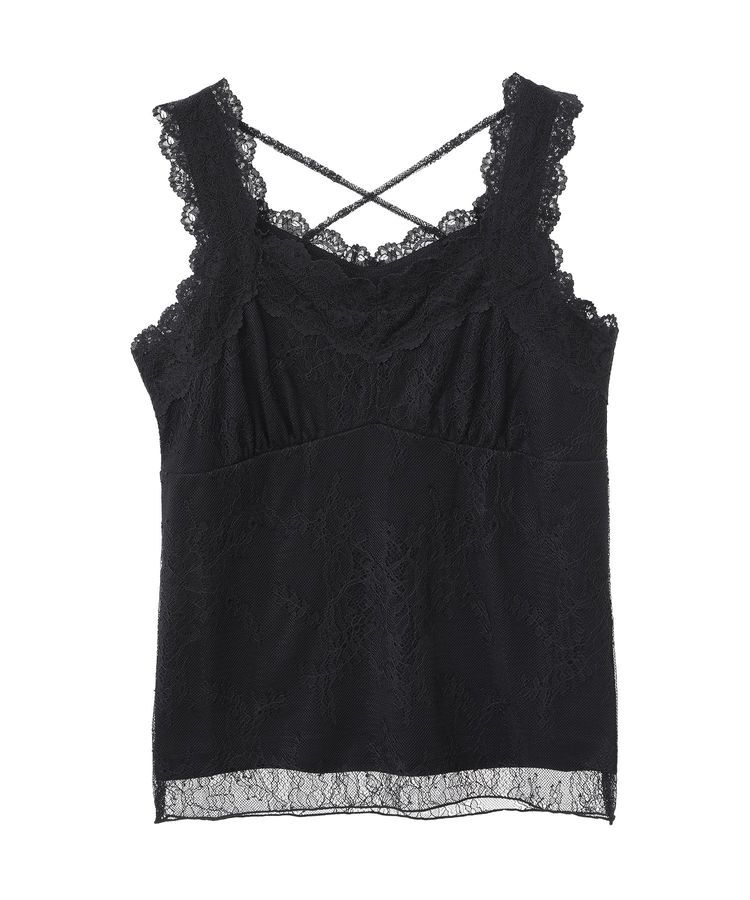 earth music&ecology「総レースキャミソール」|キャミソール|