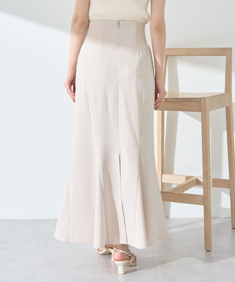 earth music&ecology「サイドリブパネルラインマーメイドスカート」|タイト|