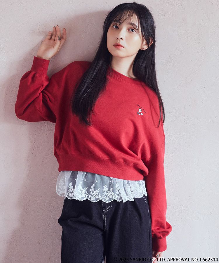 earth music&ecology「マイメロディ&クロミ/earth レトロアートスウェット」|スウェット・ジャージ|