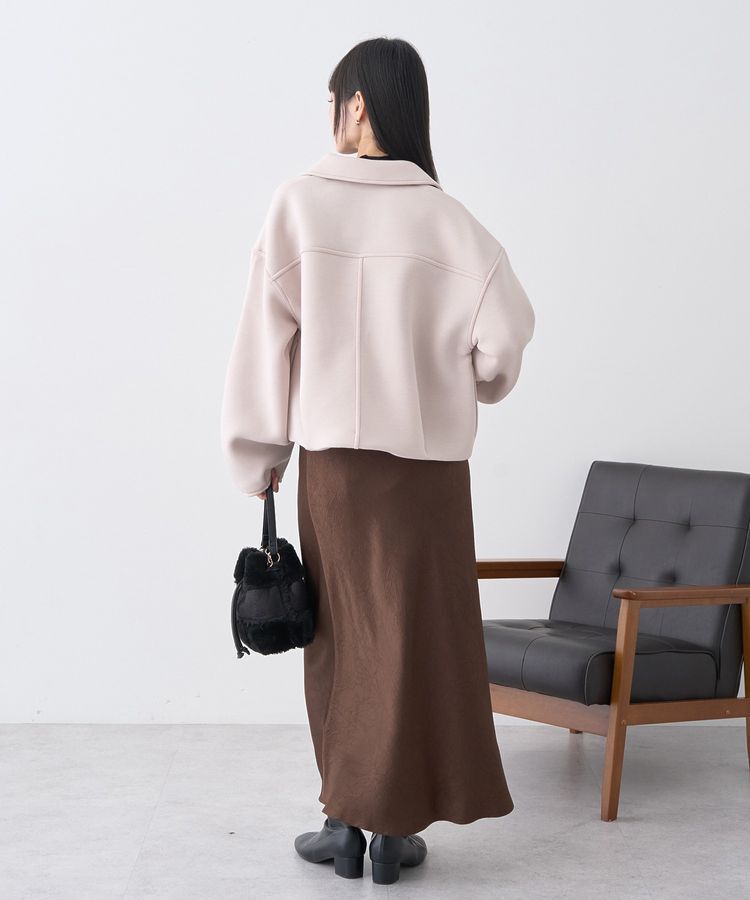 earth music&ecology「ダンボールニットZIPブルゾン」|ブルゾン・スタジャン|