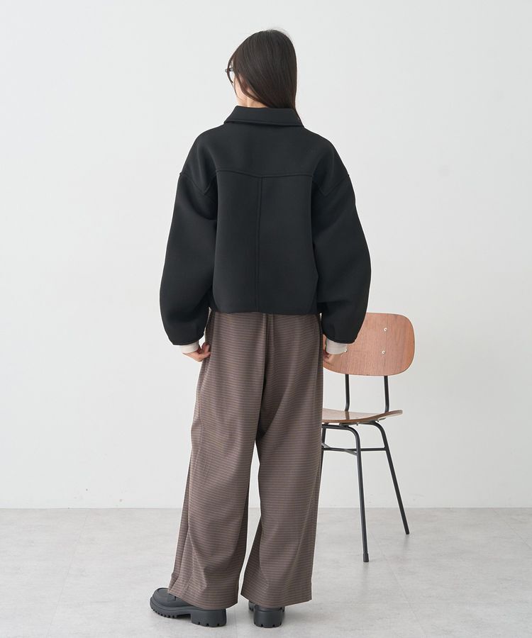 earth music&ecology「ダンボールニットZIPブルゾン」|ブルゾン・スタジャン|