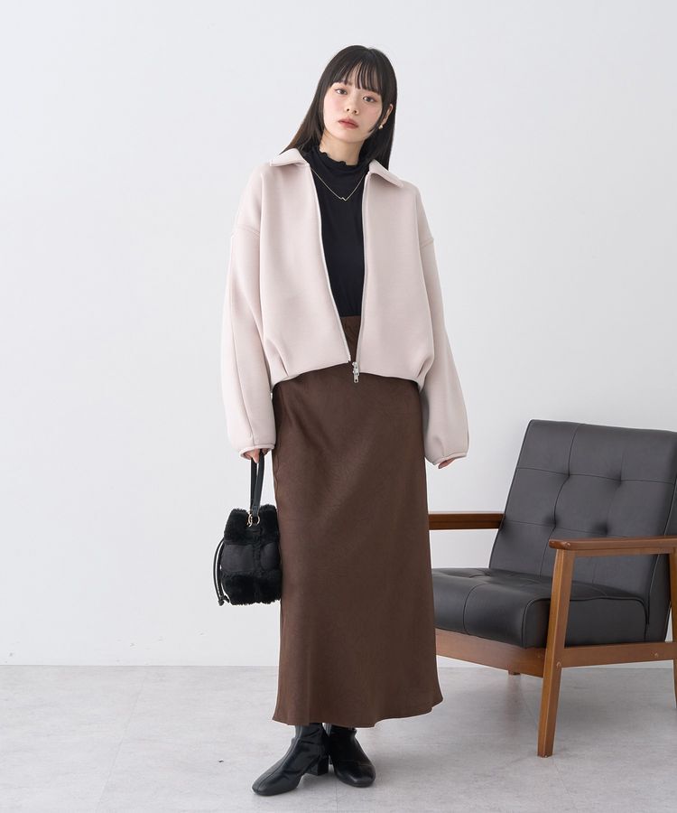 earth music&ecology「あったかフェミニンインナー(シアーハイネック)」|Tシャツ・カットソー|