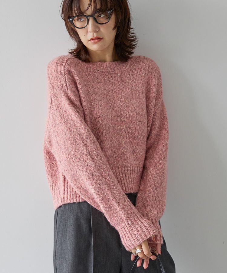 AMERICAN HOLIC「ラメmixネップニットプルオーバー」|ニット・セーター|