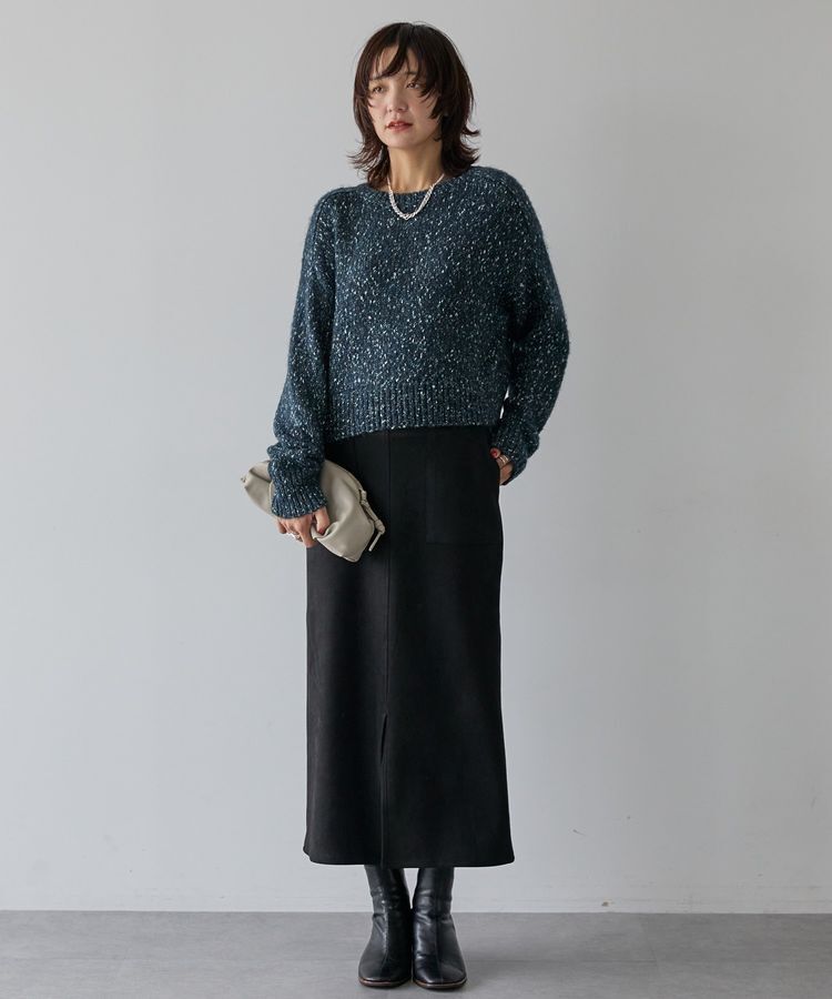 AMERICAN HOLIC「ラメmixネップニットプルオーバー」|ニット・セーター|