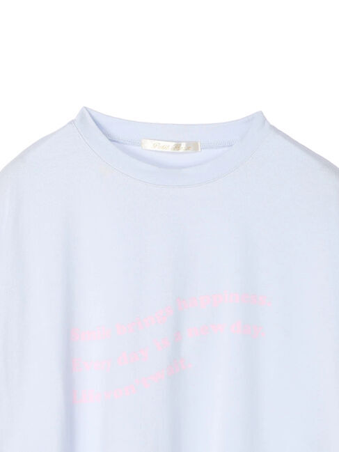  「・Petit Fleur ウェーブロゴptTシャツ」|Tシャツ・カットソー|